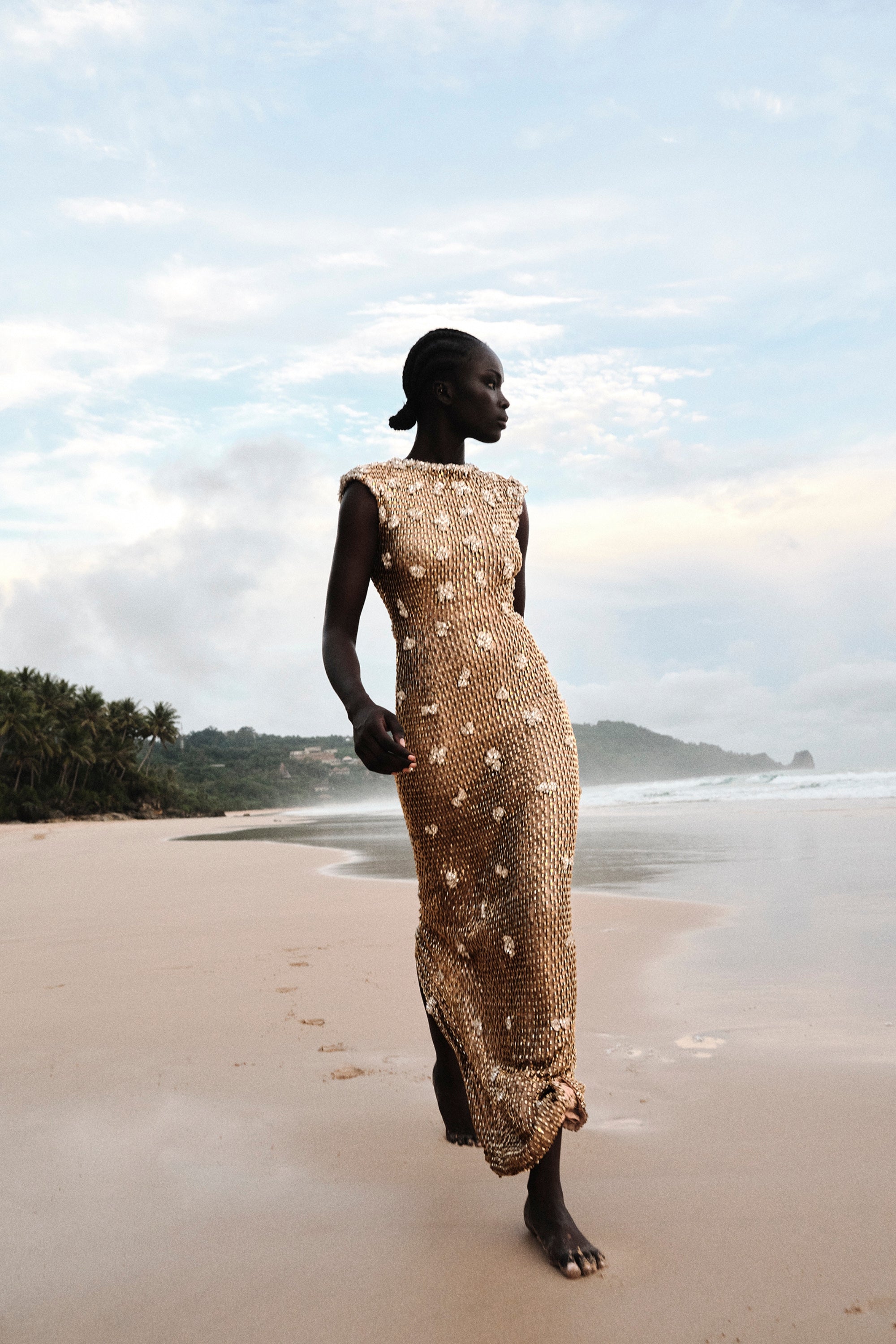 Solana Gown Gold