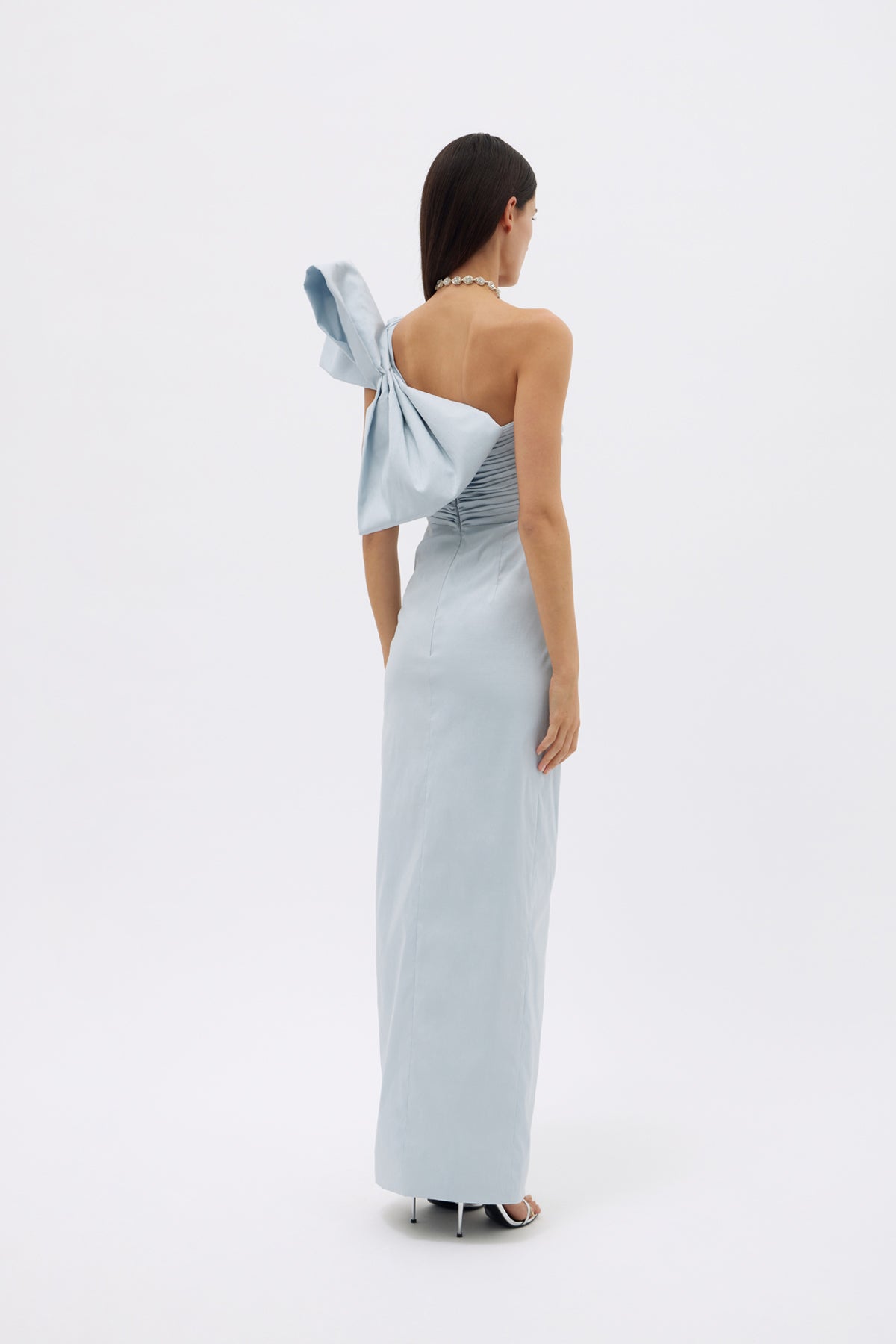 Olive Gown in Ice | Shop Rachel Gilbert Online