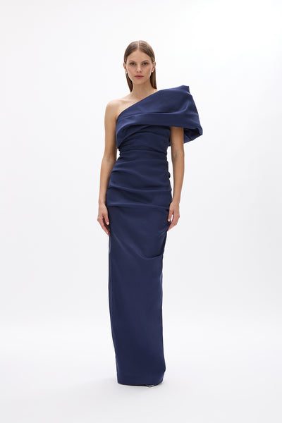 Kat Gown in Navy