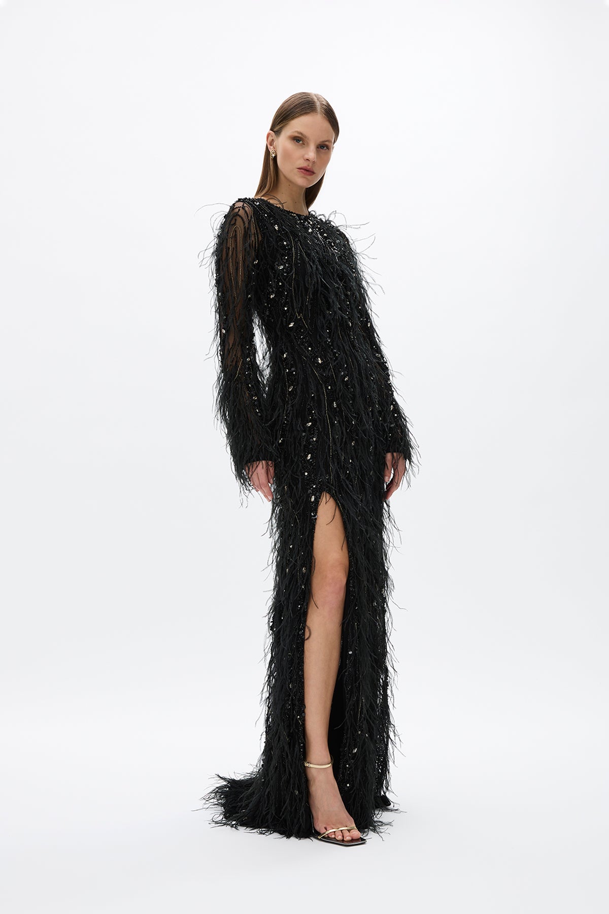【Rachelさん着用】gadid anoniem GUERIN / BLACK FlikkaGZ Dress in black color