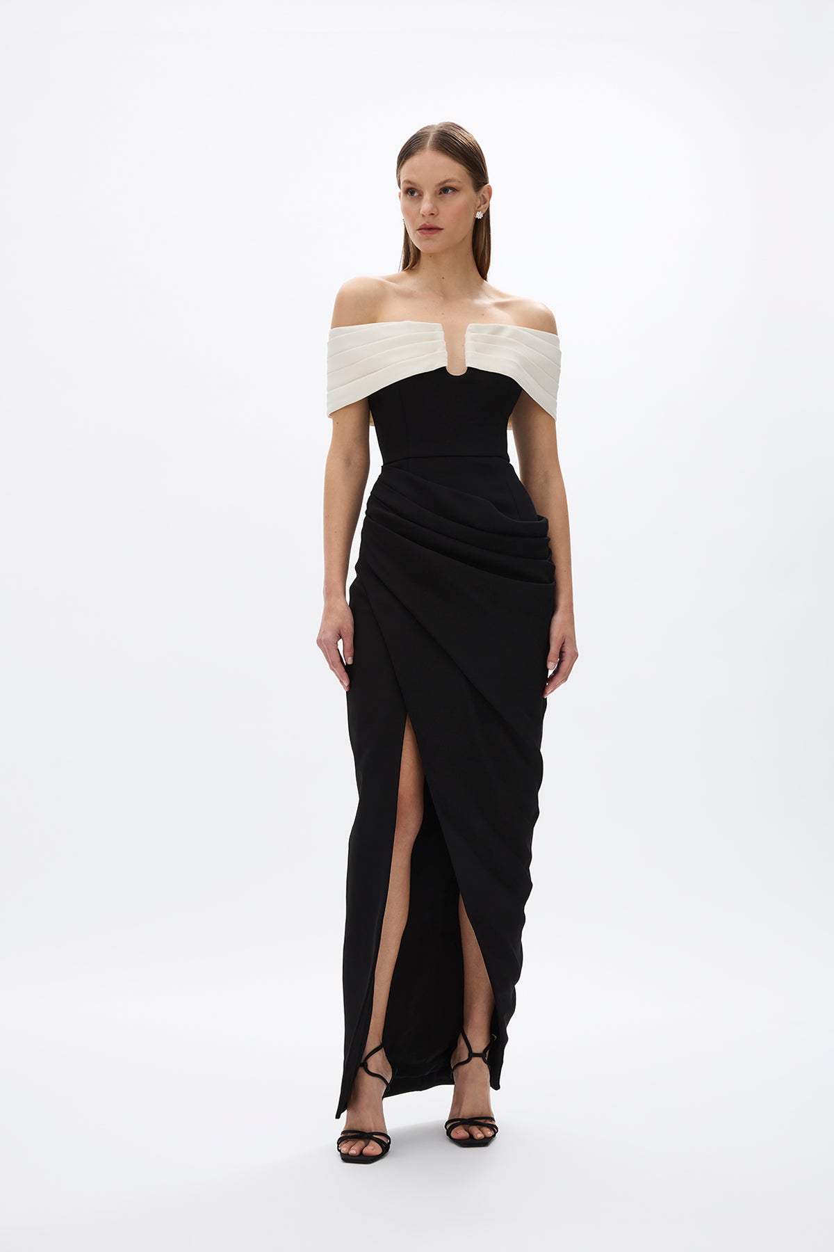 【Rachelさん着用】gadid anoniem GUERIN / BLACK FlikkaGZ Dress in black color
