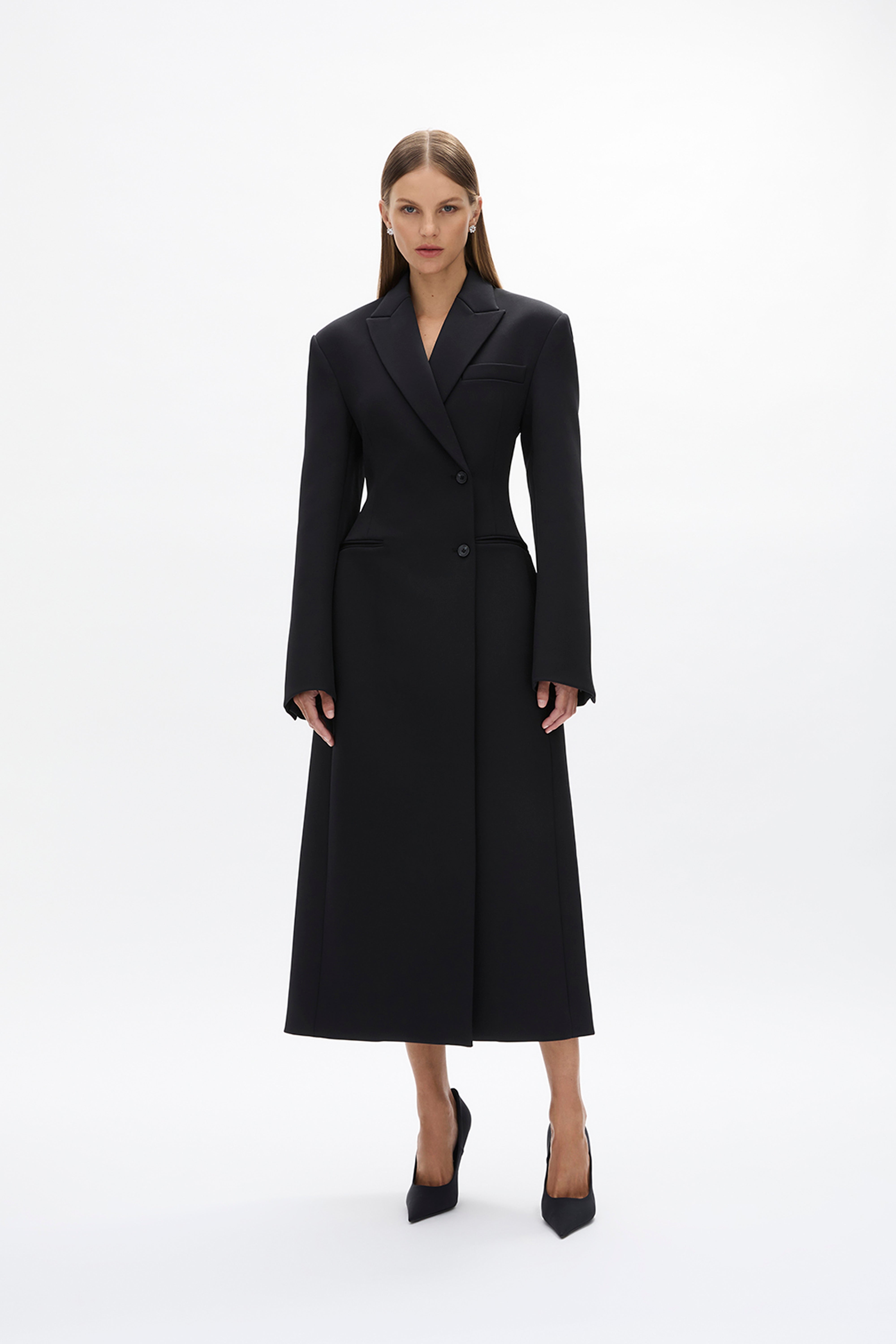 Sergio Coat Black | Shop Rachel Gilbert Online