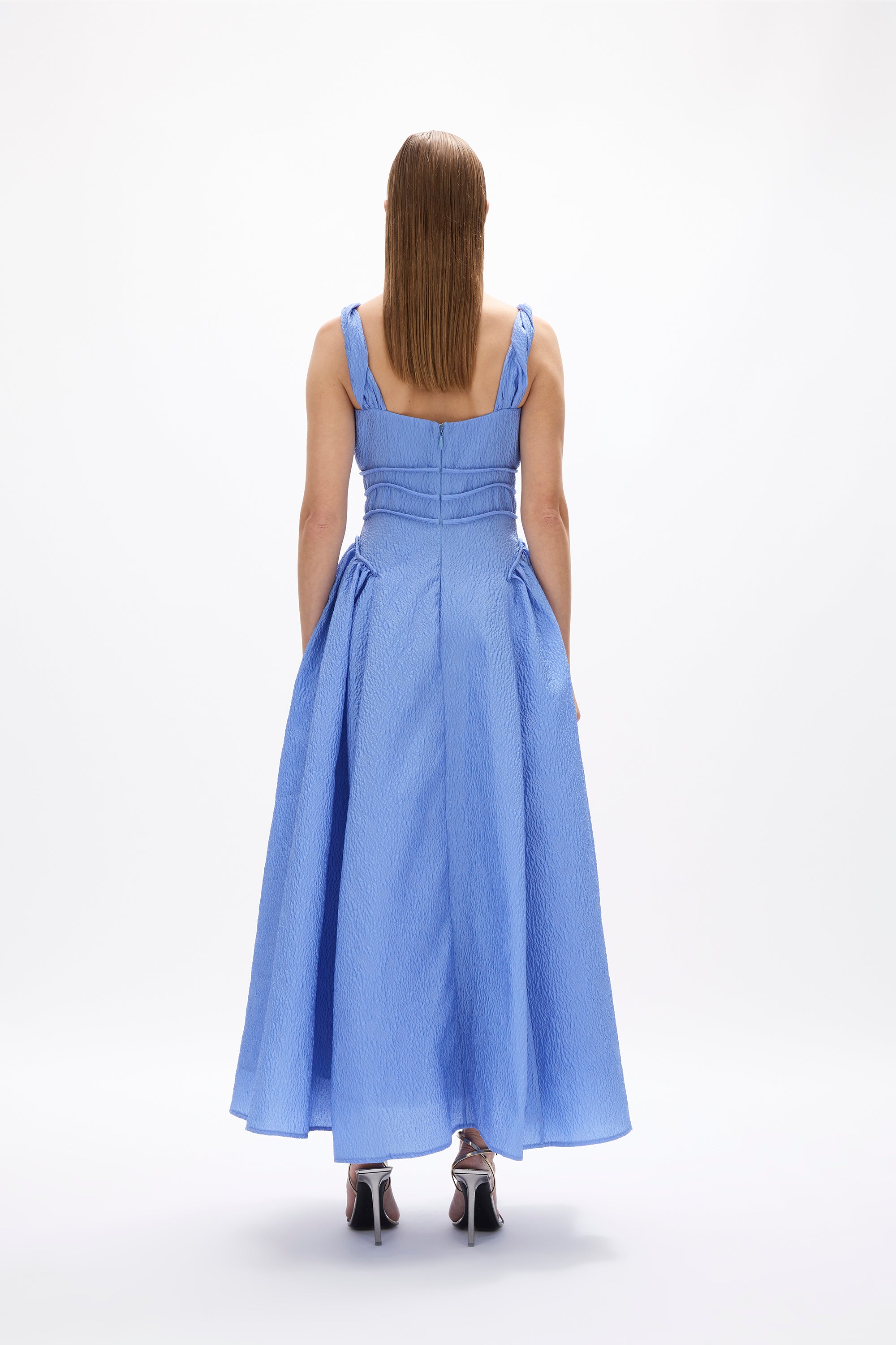 Sophia Strap Dress Blue