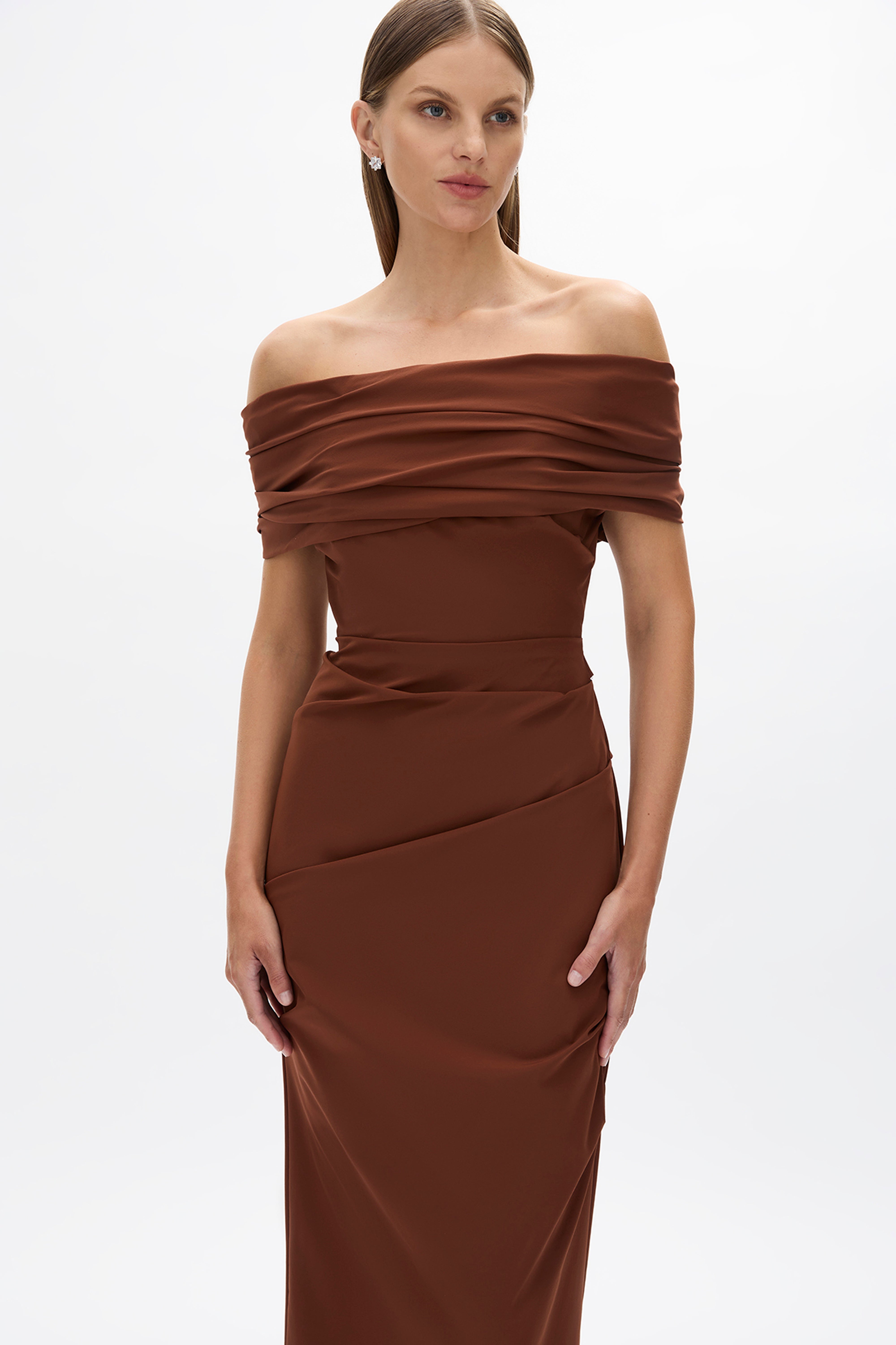 white long sleeve midi dress Ribbed Basic Dress– PinkBlush Color:Candy-Pink Color. Color: Black Chiarina - Rose Gold