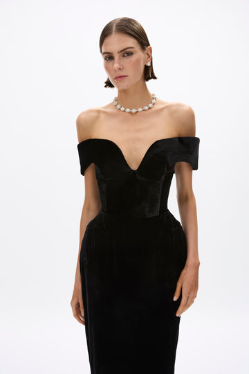 black tie dresses with sleeves Event Modest By Brigitte Brianna this gown offers the perfect blend of sophistication and allureideal for galas Black Tie Dresses | Rachel
