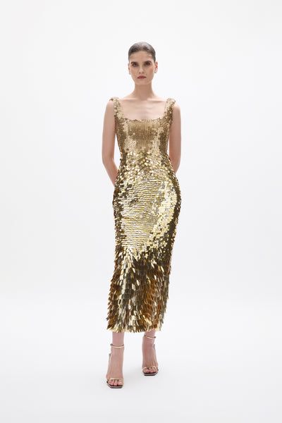 Remy Dress Gold