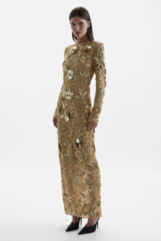 Pierre Sleeve Gown
