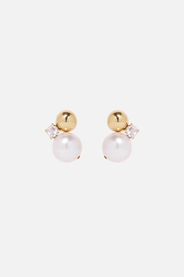 Cleo Pearl Cluster Earring