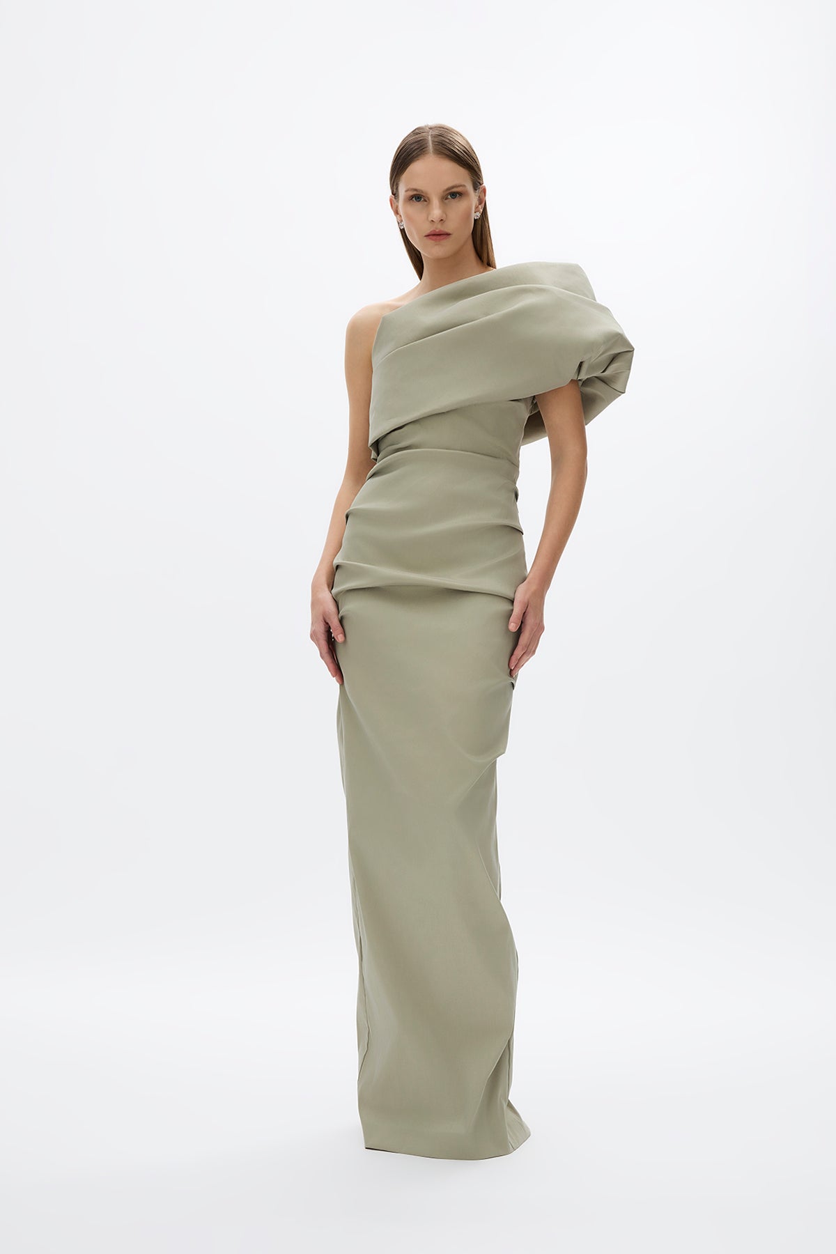 rachel gilbert dress green Astra Gown