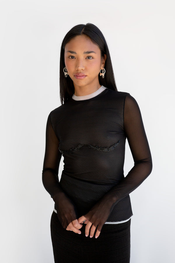 BREAST CANCER L/S TOP
