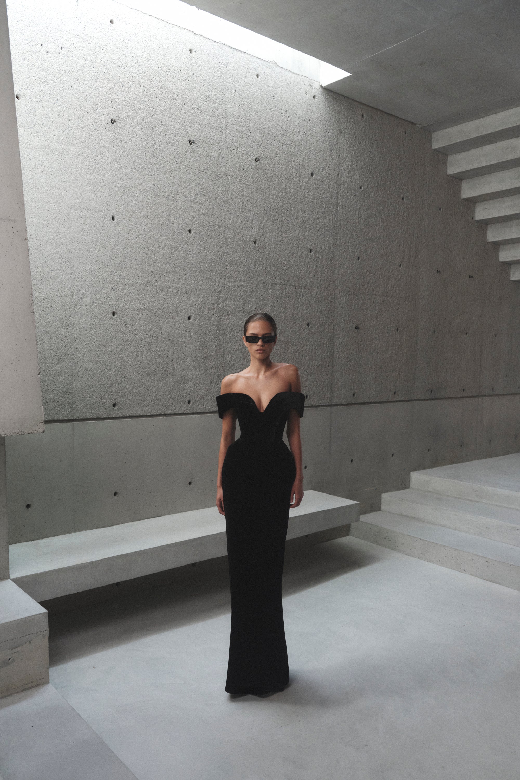 designer black tie dresses Velvi - Dahlia Gown - - Tulle & Lace Dress The flowing layers of the skirt ensure an enchanting movement Black-Tie Dress Code for Women: