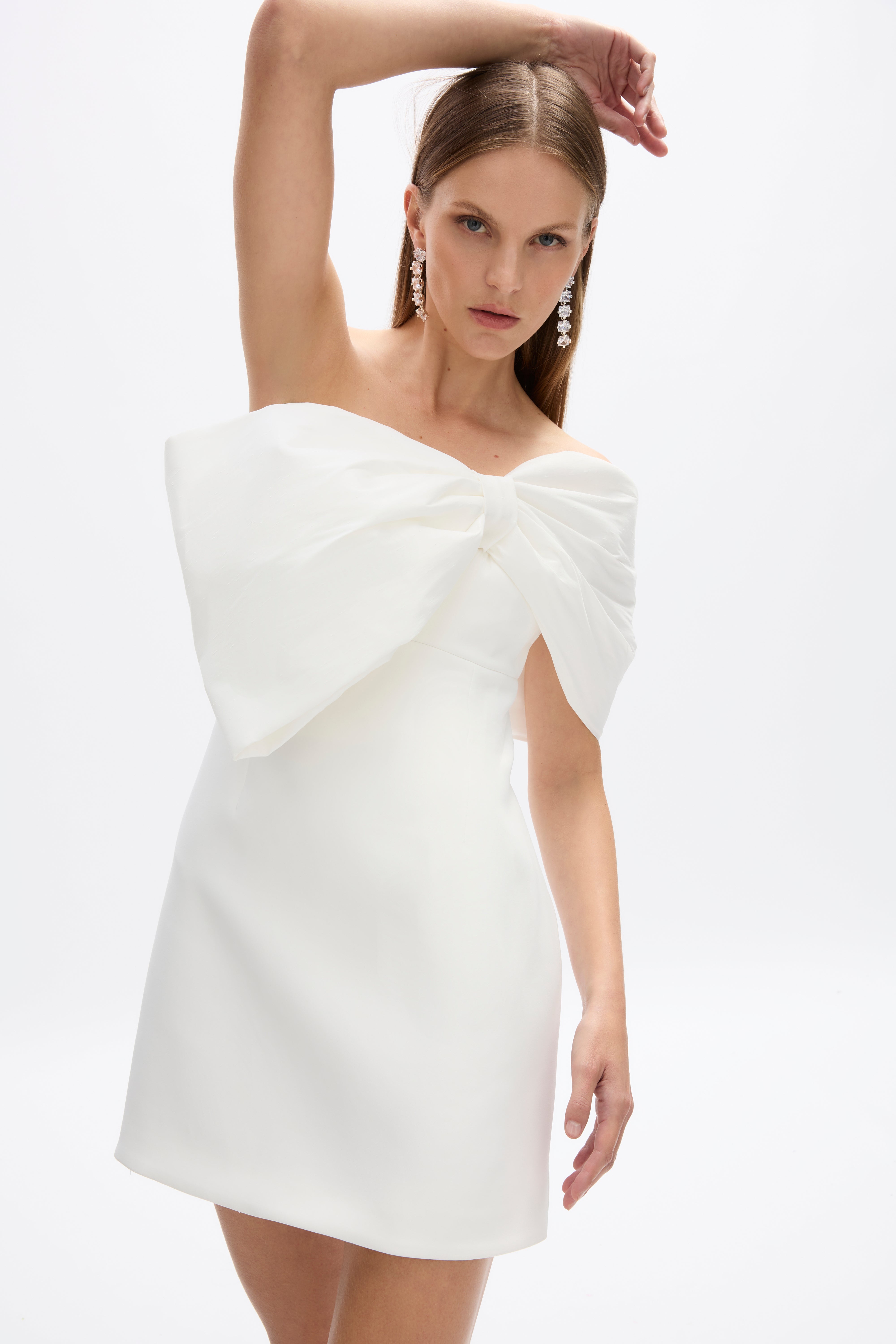 rachel gilbert white mini dress Kace Mini in Ivory