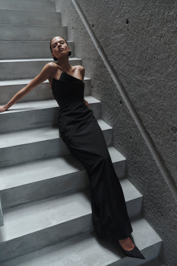designer black tie dresses Black-Tie Dress Code for Women: The Vogue Guide the bodice exudes femininity and grace Searching for black tie wedding