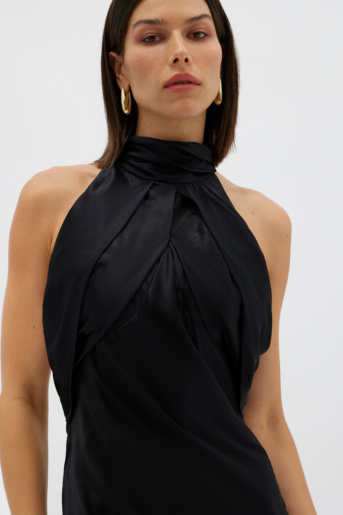 Audrey Gown in Icing Phalae